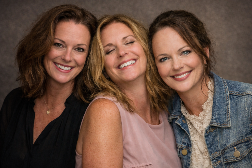 Anna Jensen, me with my two friends