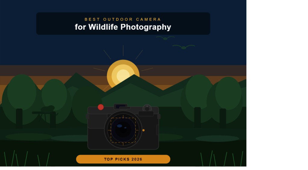 Best outdoor camera for wildlife photography featuring autofocus mirrorless body in nature